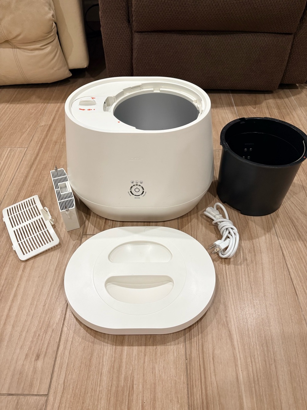 Lomi 80100 Electric Food Waste Kitchen Composter Compost White Tested